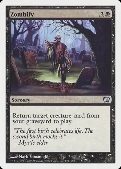 Zombify [Ninth Edition] Magic MTG - Image 1