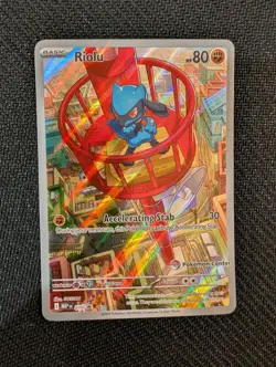 Riolu Pokemon Center Stamped Mega Evolution Exclusive Promo 010 Near Mint - Image 1