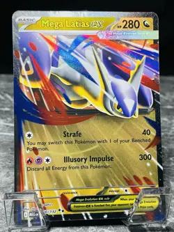 Mega Latias ex 100/132 Double Rare Holo Mega Evolution Pokemon TCG English - Image 1