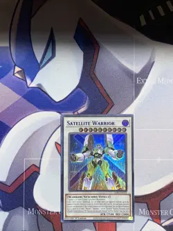 Yugioh Satellite Warrior Blue Ultra Rare LDS3-EN121 1st Near Mint - Image 1