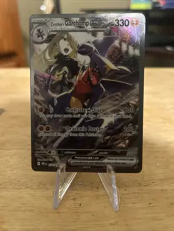 Pokemon TCG Cynthia's Garchomp EX Holo Card 232/182 Sv10: Destined Rivals - Image 1