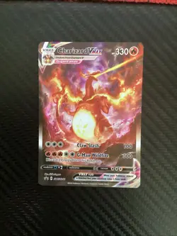 Pokemon Charizard VMAX SWSH261 UPC Promo Black Star Full Art Holo NM Card - Image 1