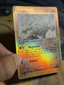 Graveler 30/97 Ex Dragon Vintage Reverse Holo Foil 2003 Pokemon Card - Image 1