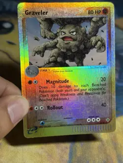 Graveler 30/97 Ex Dragon Vintage Reverse Holo Foil 2003 Pokemon Card - Image 2