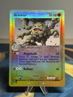 Graveler 30/97 Ex Dragon Vintage Reverse Holo Foil 2003 Pokemon Card - Image 4