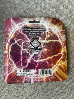 Konami Pokemon TCG Lightning Set Booster 3 Packs 1 Bonus Card Coin - 307386 - Image 2