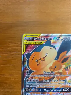 Pokemon Eevee and Snorlax GX Tag Team Promo Card SM169 Ungraded - Image 2