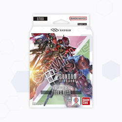 New and Sealed x 1 Starter Deck 03: Zeon's Rush Gundam Card Game Starter Decks - Image 1