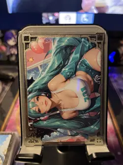 Goddess Story Metal Card Serialized Anime Waifu Hatsune Miku - Image 1