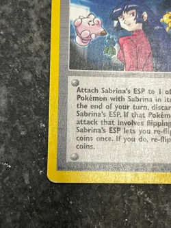 Sabrina's ESP 117/132 - Gym Heroes Vintage Pokemon Card MP - Image 2