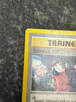 Sabrina's ESP 117/132 - Gym Heroes Vintage Pokemon Card MP - Image 5