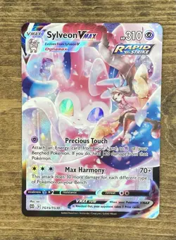 Pokemon Sylveon VMAX Trainer Gallery Holo Card TG15/TG30 Swsh09 Brilliant Stars - Image 1