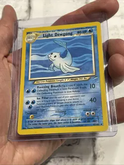 Pokemon TCG Light Dewgong 45/105 Neo Destiny Non Holo LP Pokemon Card WOTC Vtg - Image 2