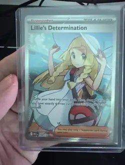 Pokemon TCG Mega Evolution Lillie’s Determination Full Art Trainer Card 169/132 - Image 1