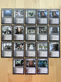 ARAGORN / GONDOR COLLECTION (LORD OF THE RINGS TCG, LOT OF 18 RARE CARDS) - Image 1
