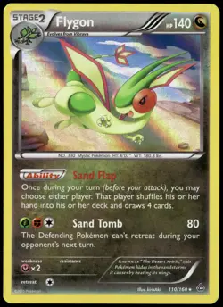 Flygon 110/160 XY Primal Clash Holo Rare Pokemon Card Near Mint-1 - Image 1