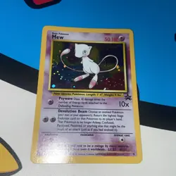 Pokemon Card Mew Black Star Promo #9 Holo WOTC Vintage Rare Holographic - Image 2