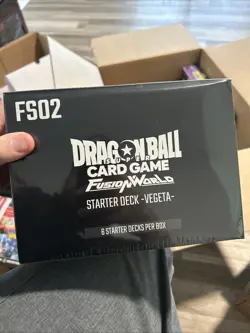 DRAGON BALL Super Card Game - Fusion World Starter Deck FS02 x6 Vegeta Case - Image 1