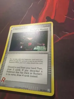 Pokemon Card - Rocket's Mission Team Rocket Returns 88/109 Reverse Holo Stamped - Image 2