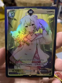 VCARD Gamersupps Rising Stars Laimu 1st First Edition Holo Card 10 #036/190 - Image 1