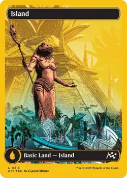 Island (First-Place Foil) #513 MTG Aetherdrift NM X1 - Image 1