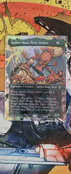 Spider-Ham, Peter Porker (Borderless) MTG Foil - Image 1