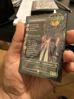 Summon: Bahamut (Borderless) Final Fantasy Foil - Image 3
