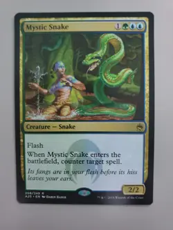 MTG Mystic Snake Masters 25 Regular Rare - Image 1