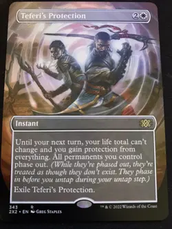 Teferi's Protection (Borderless) Double Masters 2022 Regular - Image 1