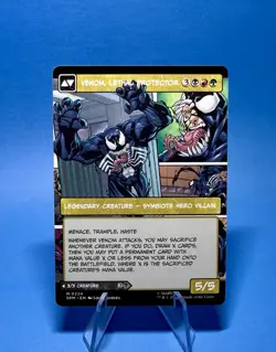 Eddie Brock Venom, Lethal Protector 0224 - Borderless MTG Marvel's Spider Man - Image 1