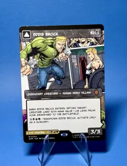 Eddie Brock Venom, Lethal Protector 0224 - Borderless MTG Marvel's Spider Man - Image 2