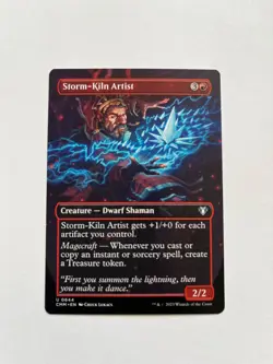 Storm-Kiln Artist NM (Borderless) Commander Masters Regular MTG - Image 1
