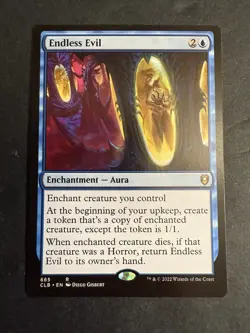 Endless Evil Commander Legends: Battle for Baldur's Gate Magic the Gathering NM - Image 1