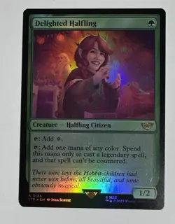 Delighted Halfling (#158, Foil) Magic the Gathering ~Fast Shipping~ - Image 1