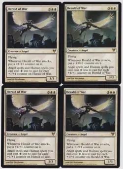 MTG 4X Herald of War X4 Avacyn Restored Magic - SP/NM - Image 1