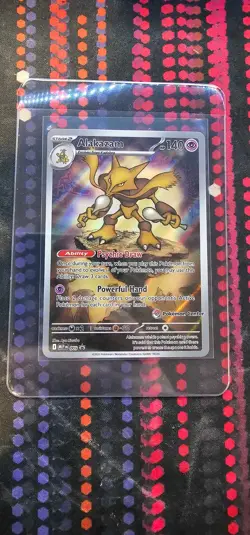 Alakazam MEP EN - 009 | Mega Evolution POKEMON CENTER Stamped Promo | Pack Fresh - Image 1