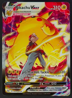Pokemon - Pikachu VMAX - TG17/TG30 - SWSH Lost Origin - Alt Art - NM - Image 2