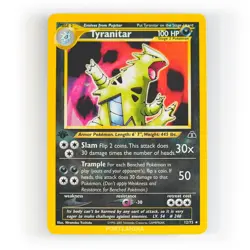 Pokemon - Tyranitar Holo - 1st Edition - 12/75 - Neo Discovery - Rare Card - NM - Image 1