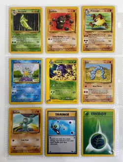 Pokemon Card Binder Collection - Vintage Card Lot | 1999-2000 WOTC Rare/Uncommon - Image 1