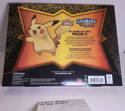 Pokemon TCG Sword & Shield Shining Fates Pikachu V Collection Box Factory Sealed - Image 2