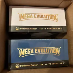Pokemon Center Mega Evolution Gardevoir & Lucario ETB Elite Trainer Box Set of 2 - Image 1