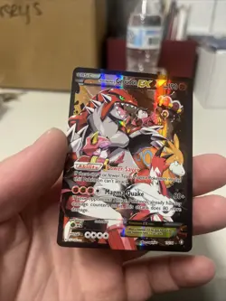 Pokemon TCG Team Magma's Groudon-EX Holofoil Card 15/34 Double Crisis LP NM - Image 1