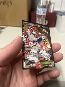 Pokemon TCG Team Magma's Groudon-EX Holofoil Card 15/34 Double Crisis LP NM - Image 2