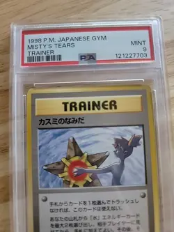 1998 Pokemon Misty's Tears BANNED ART PSA 9 MINT - Image 3