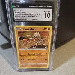 Hitmonchan 012/032 Pokemon TCG Classic: Holo Graded CGC Gem Mint 10 - Image 1