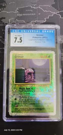 2002 Pokemon Legendary Collection Reverse Foil Grimer #78 CGC 7.5 - Image 1