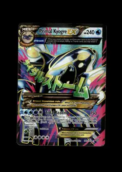 2015 Pokemon XY: Mega Primal Kyogre EX Holo Primal Clash NM-MT OR BETTER - Image 1
