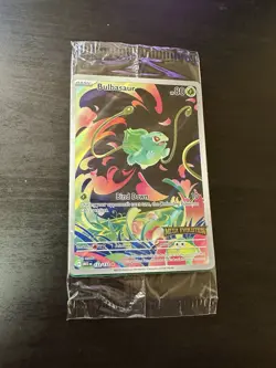 Pokemon Bulbasaur 133/132 English Mega Evolution Stamped Promo SEALED - Image 1