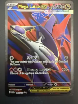 Pokemon Mega Evolution Mega Latias ex Full Art 163/132 NM- English - Image 1