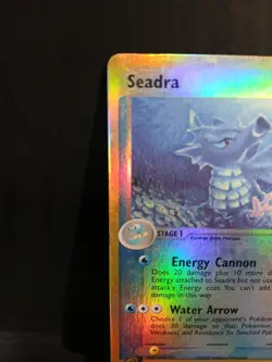 Pokemon TCG - Seadra 39/97 Reverse Holo Rainbow Foil EX Dragon E Reader Series - Image 2